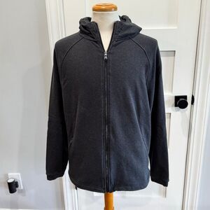 Public Rec Full Zip Hoodie.  Charcoal Gray. XL.